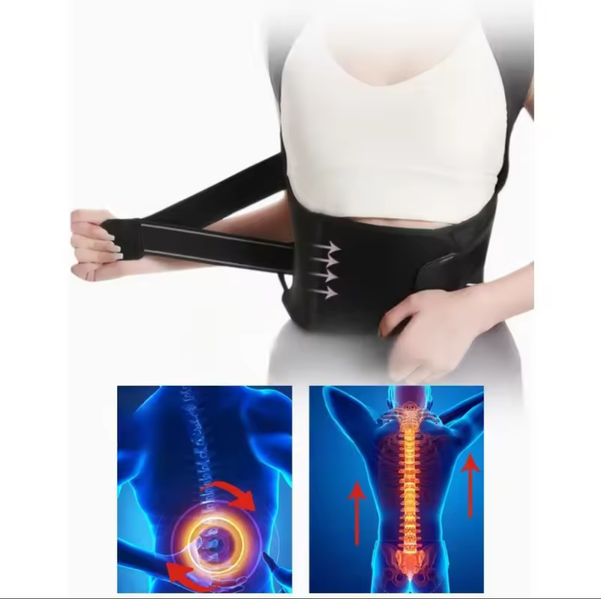 Ceinture Dorsale Correctrice de Posture