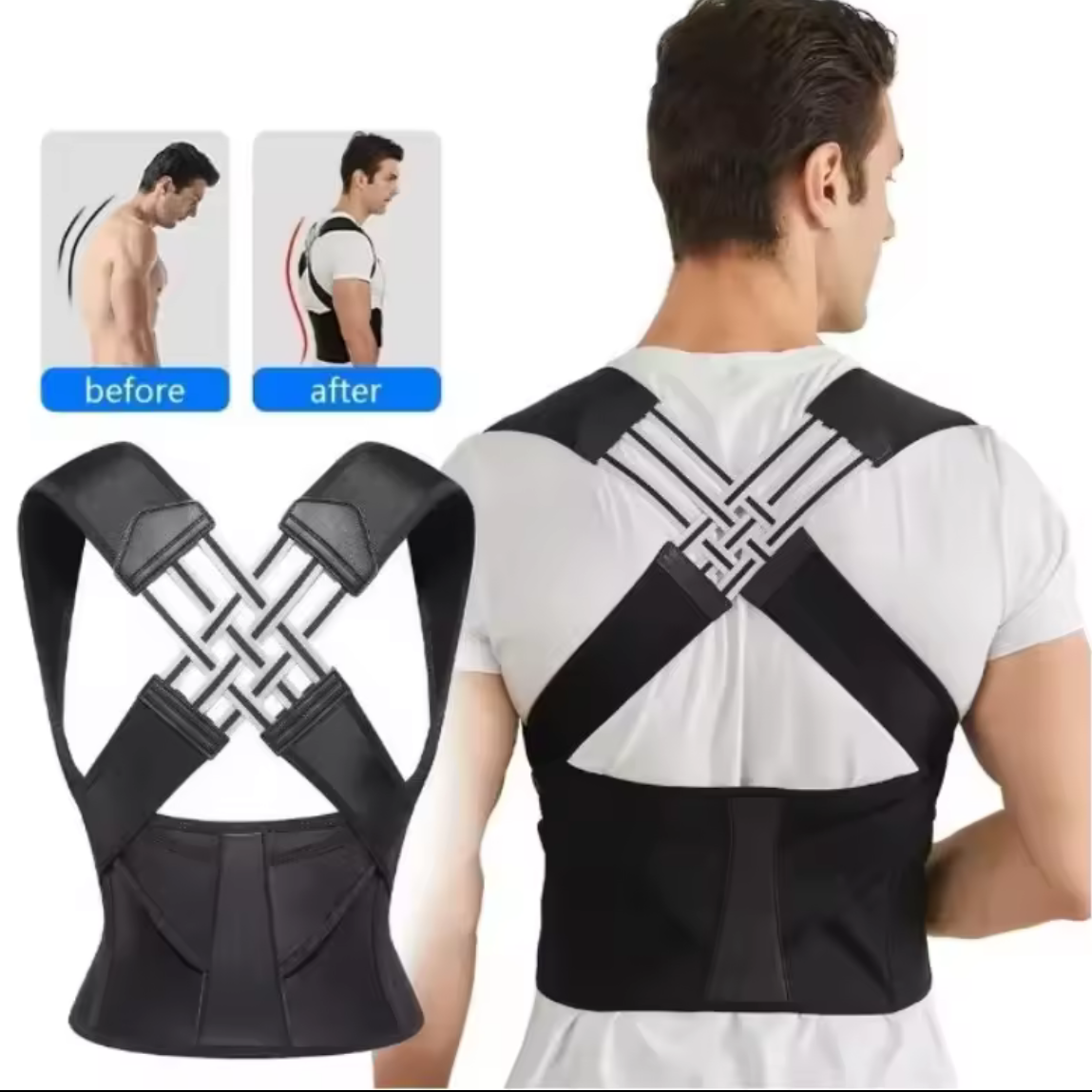 Ceinture Dorsale Correctrice de Posture