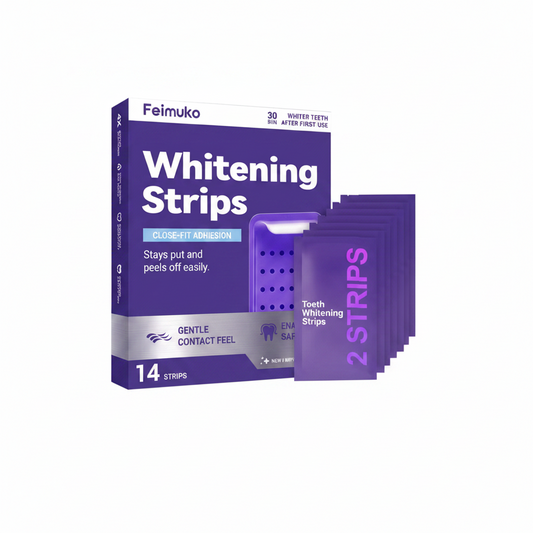 Bandes Blanchissantes Violettes – Sourire Éclatant en 30 Minutes
